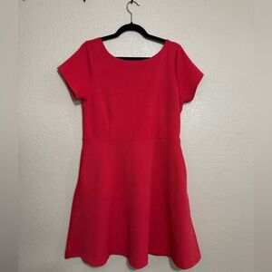 Banana Republic Salmon Textured Dress WITH POCKETS!!